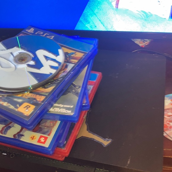 Ps4 and controllers and games for sale